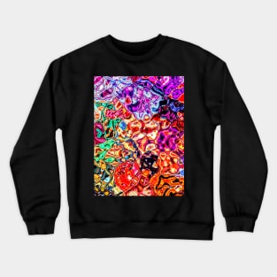 Rainbow colors and water movement Crewneck Sweatshirt